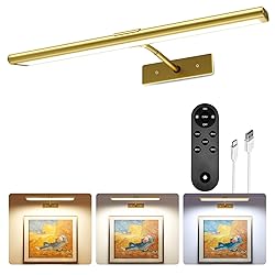 EZVALO Picture Light for Wall, 16'' Rechargeable