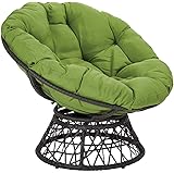 Alaeo Hanging Chair Seat Cushion Indoor Outdoor Papasan Chair Cushion Thicken Round Chair Pad Swing Pillow for Rocking Chair Pad Hang Hammock-40x40x6cm(16x16x2) H
