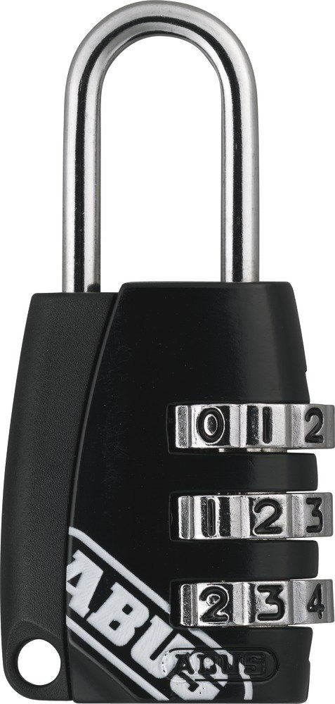 ABUS Combination Lock 155/20 - Padlock with Zinc Die-Cast Body - Individually Adjustable Numeric Code - 53509 - Security Level 3 - Black