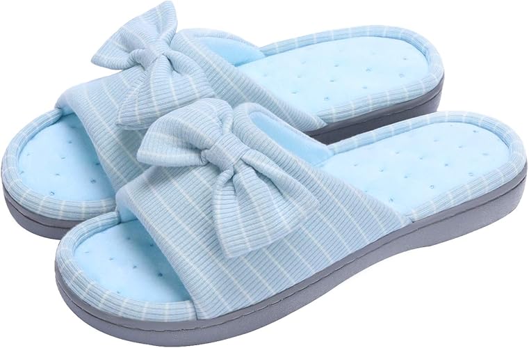 open toe slippers amazon