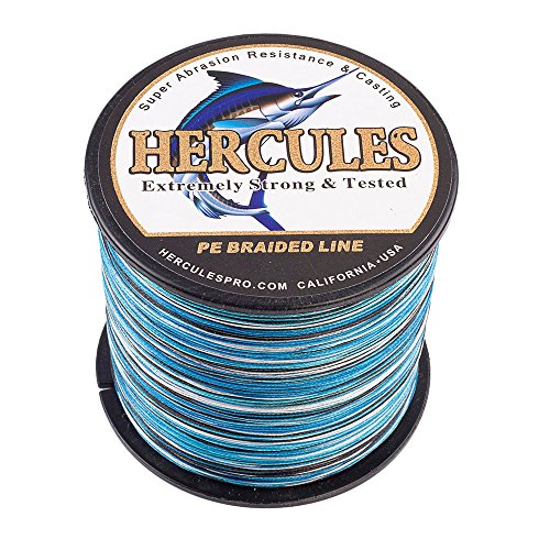 HERCULES Substantial 1000M 1094 Yards Braided Fishing Line 30 LB