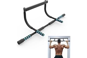 KOMSURF Pull Up Bar for Doorway, Pullup Bar for Home, Multifunctional Chin Up Bar, Portable Fitness Door Bar, Body Workout Gym System Trainer