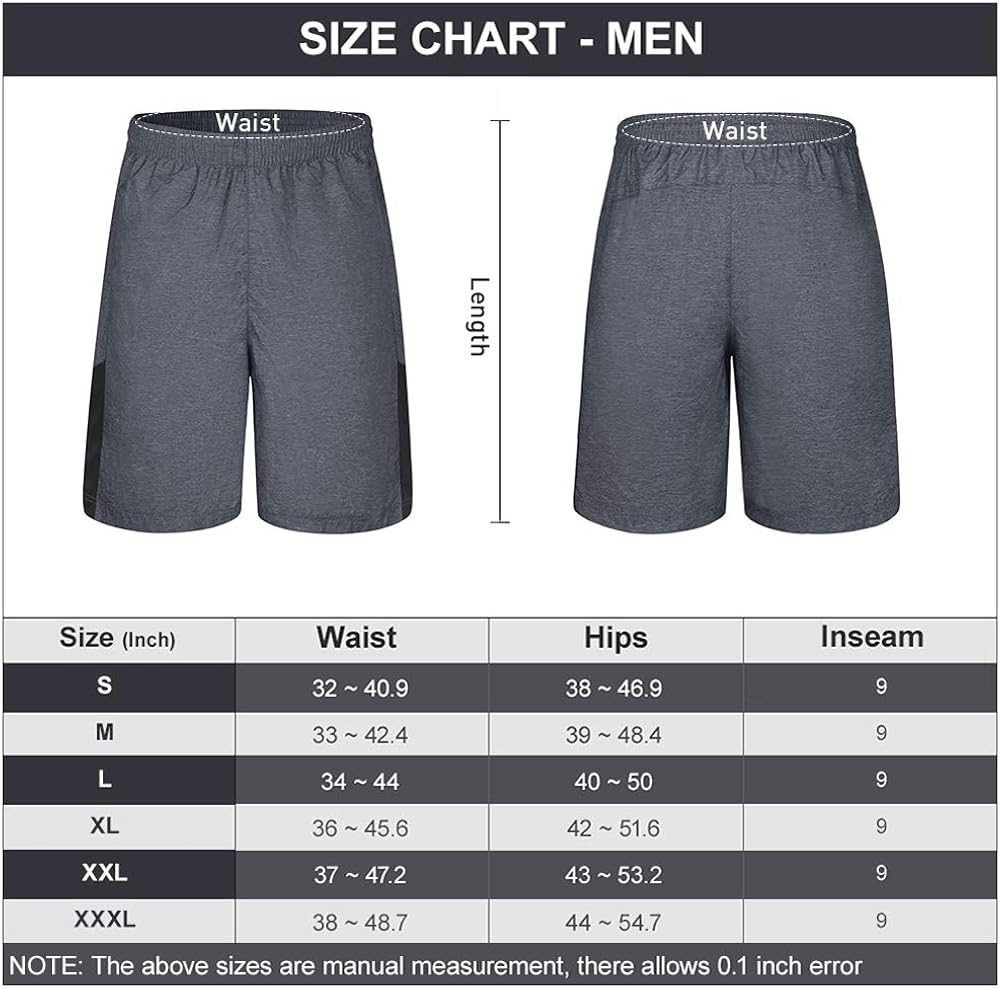 CAMEL CROWN Men's Active Athletic Performance Short with Pocket-2 Pack at  Men’s Clothing store