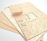 CUTEROOM Dollhouse Furniture Laser Cut 3D Puzzle 34 Pieces Kit view 7