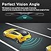 Noiposi Backup Camera for Car Waterproof Car Rear View Camera 150° Vision Angle Infrared Night Vision Universal Vehicle Licence Plate Reverse Camera