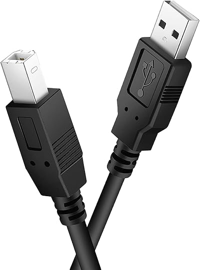 Ancable USB MIDI Cable 3 Feet USB A to B 1 Count Black