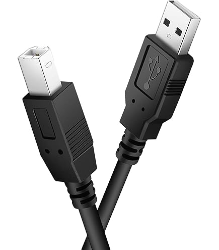 Câble USB B MIDI 3 M – Pour Piano, Contrôleurs, Interface Audio, Imprimantes – USB A Vers B, Haute Vitesse 480 Mbps