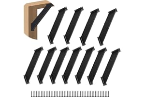NRSPP 12 Pcs 45 Degree Angle Support Bracket, Pergola Kit Heavy Duty Connectors for 4 "x 4" (Actual: 3.15''x3.15'') , for Wooden Structures Such as gazebos, Tree Houses, Cabins, and Patio Kits.