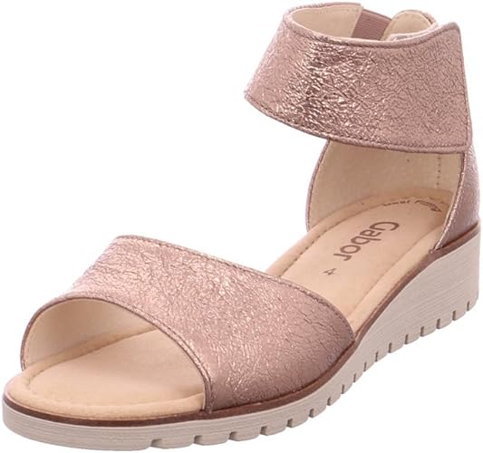 gabor rose gold sandals
