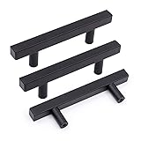 goldenwarm 10 Pack Black Cabinet Handles Matte