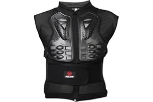 Motorcycle Riding Armor Vest Chest Spine Protector Gear for Motocross Racing Cycling Skiing Sports Breathable Adjustable Deta