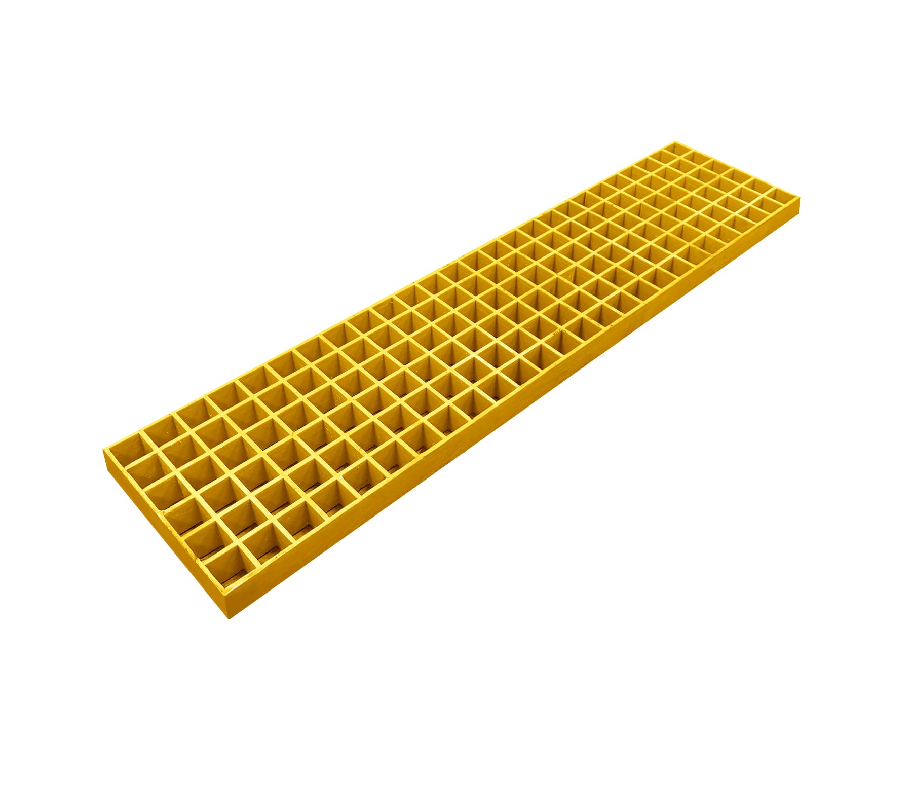 Photo 1 of Natotela 1 pc 39.4x9.5in Fiberglass Drain Grate,East-to-Cutting Molded Grating,High Strength Outdoor Trench Cover,Corrosion Resistance FRP Non-Slip Industrial Staircase Cover,Stair treads,Roof Tread