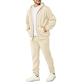 Mens Sweatsuits 2 Piece Casual Full Zip Tracksuits Zip Up Hoodie and Sweatpants Set Athletic Sweat Suits