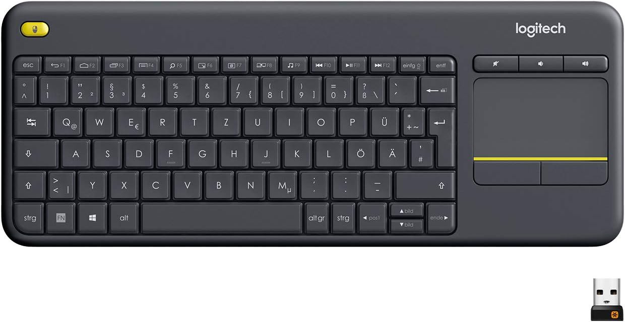 Logitech K400 Plus TV-Tastatur mit Touchpad