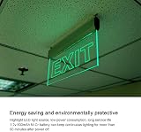 Hopcd LED Exit Sign AC220V 3W Emergency Safety Indicator Light PMMA Panel view 2