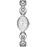 Gosasa Vintage Pearl Bracelet Watch for Women Elegant Small Oval Dial Jewelry Waterproof Dainty Ladies Gift Watch for Mom Wife