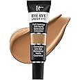 IT Cosmetics Bye Bye Under Eye Concealer - Waterproof Full Coverage Concealer For Dark Circles, Fine Lines, Redness & Discoloration, Formulated with Hyaluronic Acid, Natural Finish – 0.4 fl oz