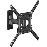 GPlus+ TV Mount for Most 23-65 Inch TVs, Full Motion Premium TV Wall Mount with Perfect Center Design on Single Stud Articula