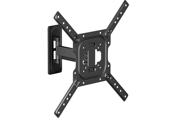 GPlus+ TV Wall Mount Full Motion for Most 23-65 Inch TVs, Premium TV Wall Mount with Perfect Center Design on Single Stud Art