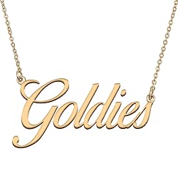 HUAN XUN Customized Custom Simple Any Name Necklace
