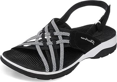 Amazon.com | Skechers Arch Fit Reggae Sport | Sport Sandals & Slides