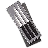 RADA Cutlery Cooking Essentials Gift Set (G249), Black | 3-Piece Knife Set , Stainless Steel Blade, Resin Handle