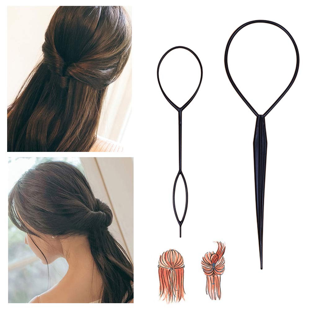 70 PACK Hair Styling Accessories Kit Set,Sonku Magic Bun Maker Hair Braid Tool for DIY Clip Curler Roller Twist for Girls and Women: Beauty