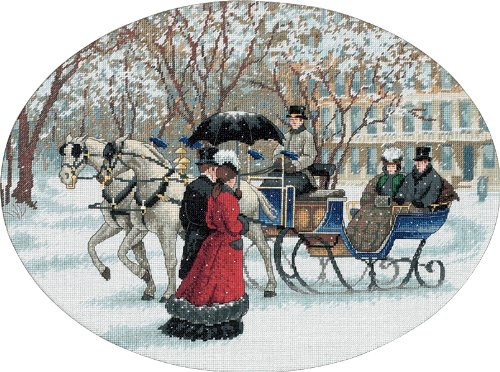 Dimensions Needlecrafts Gold Collection Counted Cross Stitch, Winter Impressions