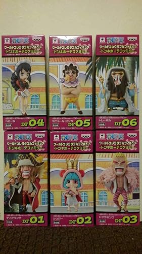 Amazon Co Jp ワンピース ワールドコレクタブルフィギュア ドンキホーテファミリー 全6種 セット ディアマンテ トレーボル シュガー セニョール ピンク ホビー 通販