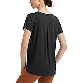baleaf Women's Short Sleeve Workout Shirts Athletic Running Yoga Tops with Curved Hem Quick Dry Sun T-Shirt UPF 50+