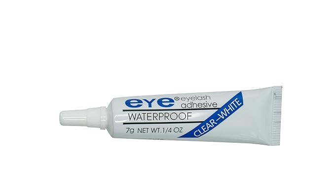 Bronson Professional Eyelash Glue Adhesive Clear White & Waterproof (Lash Fixer)