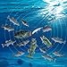 TRUSCEND Bass and Trout Fishing Lures,Twitching Lures Rechargeable LED Slowing Sinking Baits with Mustad Hooks Freshwater and Saltwater,Minnow Jerkbait Crankbait