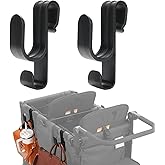 Stroller Hooks for Wonderfold Wagon W2 & W4, Double-Layer Multipurpose Side Hook for Balance Bikes & Bags, Space-Saving Wonde