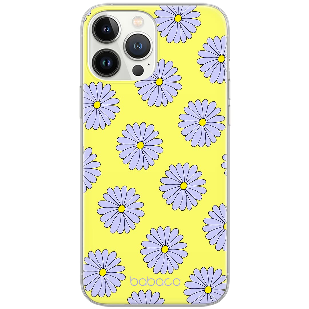 Babaco ERT GROUP mobile phone case for Apple Iphone 6/6S original and officially Licensed pattern Flowers 021 optimally adapted to the shape of the mobile phone, case made of TPU