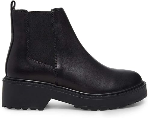 steve madden black boots womens