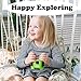 Small Green Binoculars for Travel | Clear Optics | Lightweight Durable Metal Body | Gift Idea | Bird Watching Boating Hunting Camping Theater Opera Hiking Accessory| Compact Case