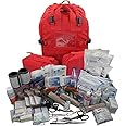 Luminary Stomp Medical Backpack Fully Stocked First Aid Trauma Kit Special Operations Pack Medical Bug Out Bag for EMS/EMT First Responders Preppers (Red)