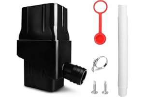PULEMS Downspout Rainwater Collection, Rain Barrel Diverter Kit Fits 2 “x 3’’ Standard Downspoutand, Rainwater Collection System-Black