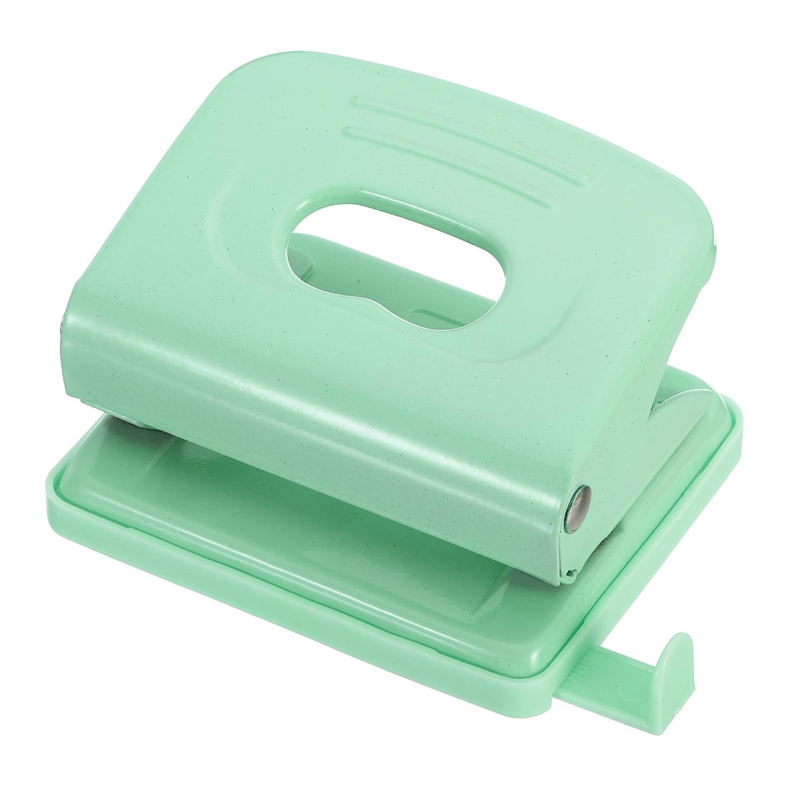 YOKIVE 2 Hole Punch Hole Paper Puncher | Metal Paper Punching Tool Great for Packaging Scrapbook Notebook, (Green 1/4")