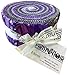 Kanvas Studio Pansy Noir Pinwheel 40 2.5-inch Strips Jelly Roll Benartex