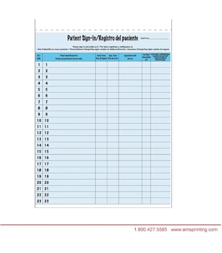 Doctors Office Sign In Sheet Template