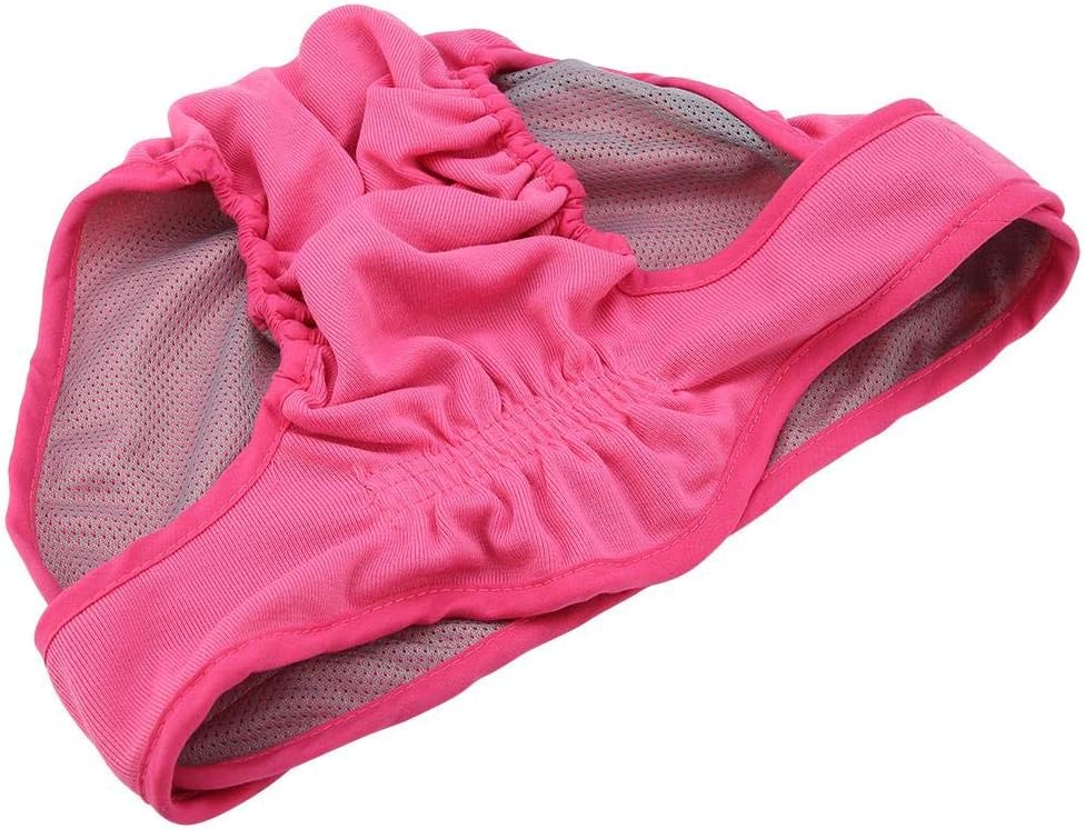 Reusable Dog Physiological Pant Female Dog Underwear Pet Sanitary Diaper Sanitary Shorts Panties for Female and Male Dog(XL-Pink) - Image 5