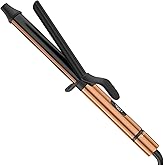 Long Barrel Curling Iron – 1.25 inch Extra-Long Curling Wand for Smooth and Lasting Styling, Ceramic Hair Curler with 8 Heat 