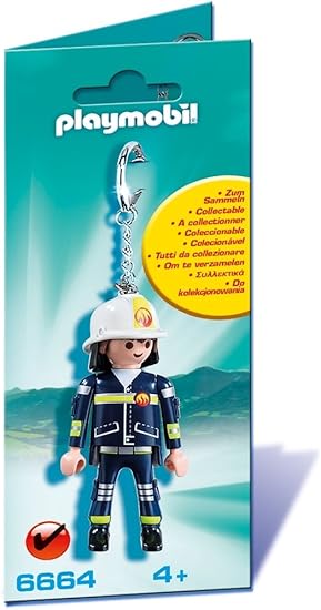 lego fireman keyring