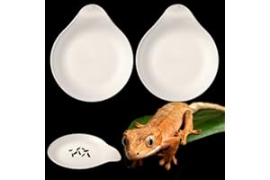 Opstin 2Pcs Leopard Gecko Potty Pad, Gecko Potty Latrine/Trays, Crested Gecko Leopard Poop Pad Gecko Litter Box, Reptile Potty Pads Leopard Gecko Accessories