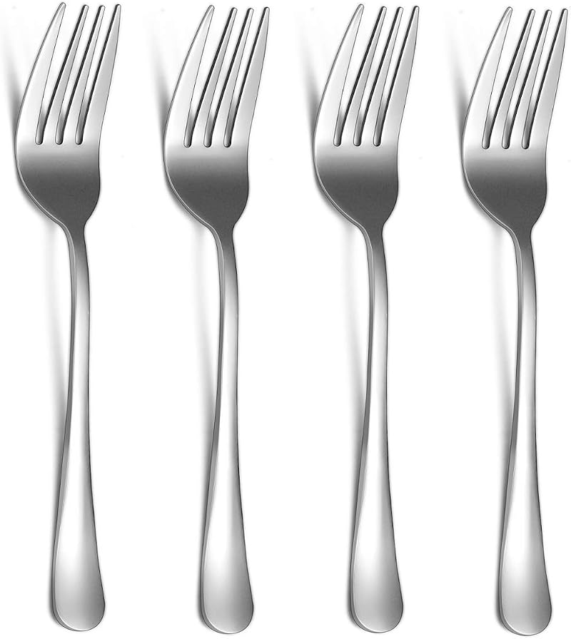 Kyraton Serving Forks 4 Pieces Stainless Steel Set Cold Meat Forks