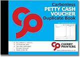 Cherry Printers Cherry Carbonless Petty Cash Voucher Duplicate Book A6 50 Sets view 1