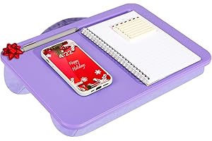 LAPGEAR Compact Lap Desk - Fits up to 15 Inch Laptops - Purple Amethyst - Style No. 43122