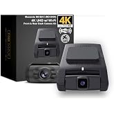Momento M8 MAX 3-Ch 4K UHD w/Dual 5.0GHz Wi-Fi + GPS Front &amp; Rear Dash Camera Kit (MD-8400) Includes 64GB MicroSD Card