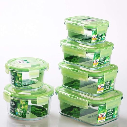 Recipiente De Almacenamiento De Alimentos De Vidrio - Sin BPA Caja ...